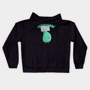 Do You Need Some Encourage-Mint? Funny plant pun Kids Hoodie